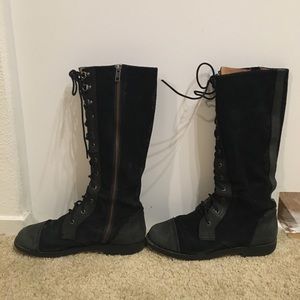 OluKai Black Leather Boots